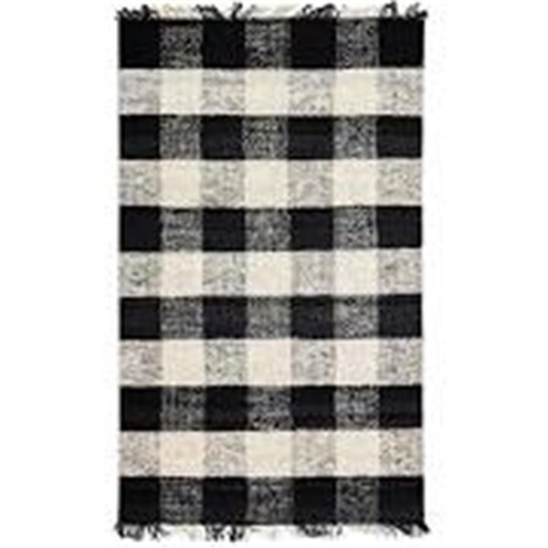 Work-Of-Art 5 x 7 ft. Great Glen Rectangular Rug - Black, Ivory - WO2521470