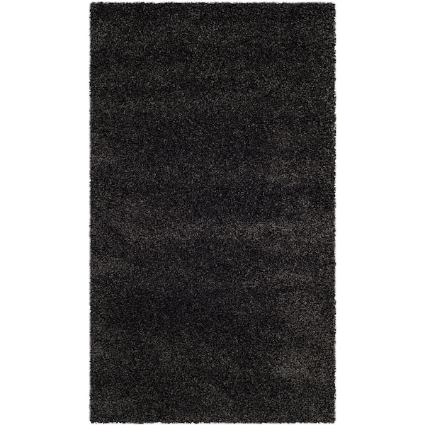 Safavieh Contemporary Square Premium Shag RugDark Grey 3 x 3 ft. - SG180-8484-3SQ