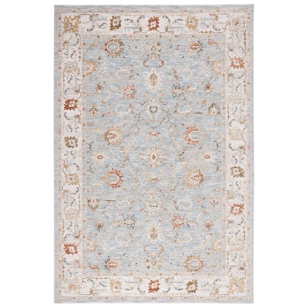 Safavieh 9 x 12 ft. Hamilton Global Power Loomed Rectangle Area Rug Blue & Gold - HLT102M-9