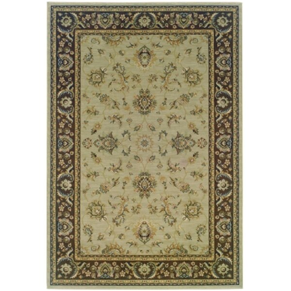 Sphinx By Oriental Weavers Area Rugs, Ariana 2153D 5X8 Rectangle - Blue/ Brown-Polypropylene - A2153D160235ST