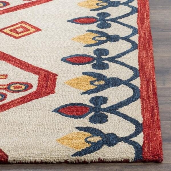 Safavieh 2 x 3 ft. Aspen Hand Tufted Accent Area Rug, Ivory and Multi - APN703A-2