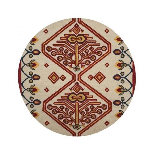 Safavieh 2 x 3 ft. Aspen Hand Tufted Accent Area Rug, Ivory and Multi - APN703A-2