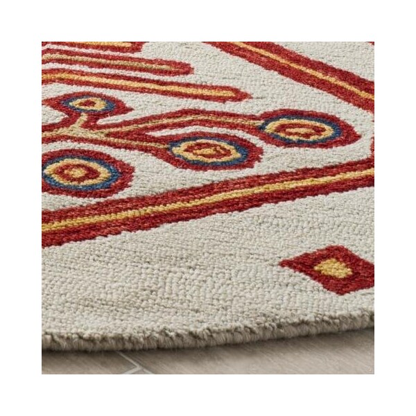Safavieh 2 x 3 ft. Aspen Hand Tufted Accent Area Rug, Ivory and Multi - APN703A-2