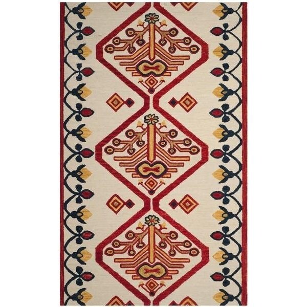 Safavieh 2 x 3 ft. Aspen Hand Tufted Accent Area Rug, Ivory and Multi - APN703A-2