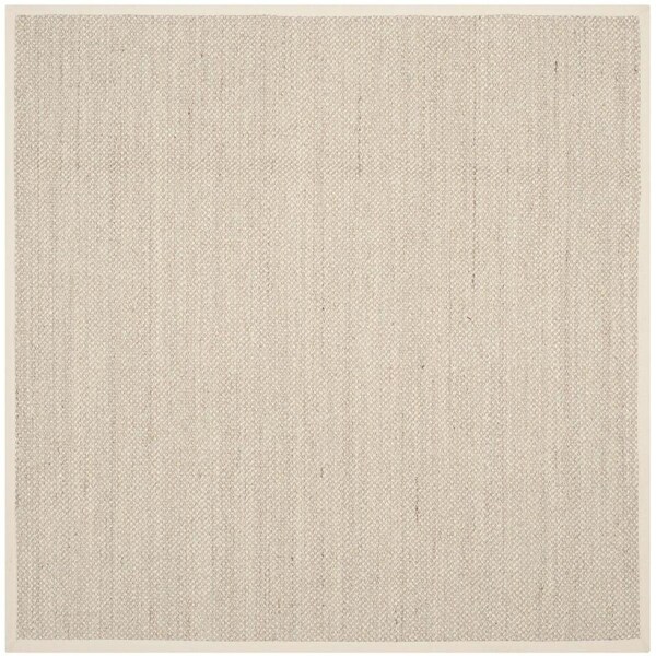 Safavieh Natural Fiber 4 ft. Square Area Rug Marble & Beige - NF143C-4SQ