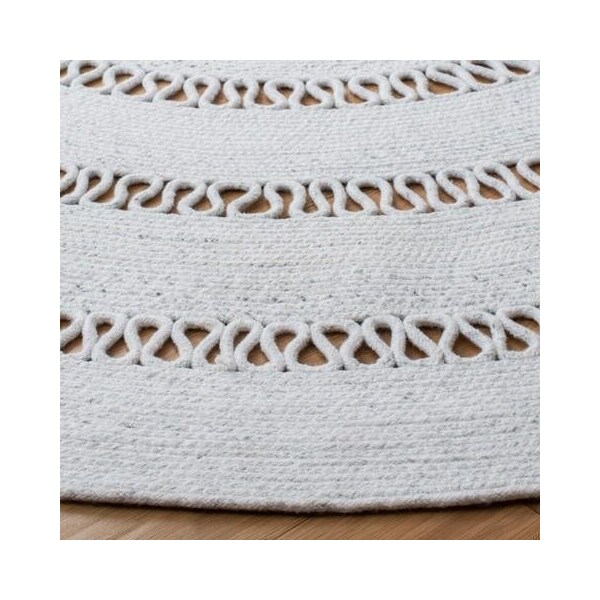 Safavieh 4 x 4 ft. Cape Cod Round Area RugIvory - CAP221A-4R
