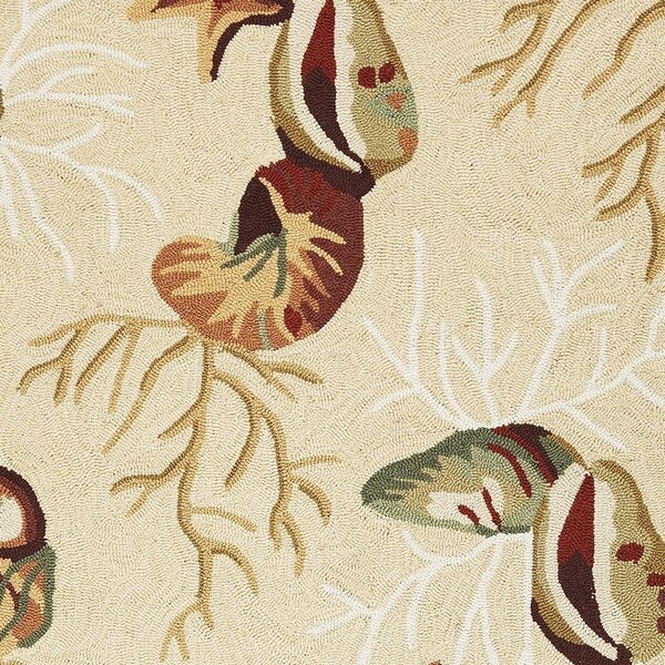 Homeroots 20 x 30 in. Polyester Beige Area Rug - 353212