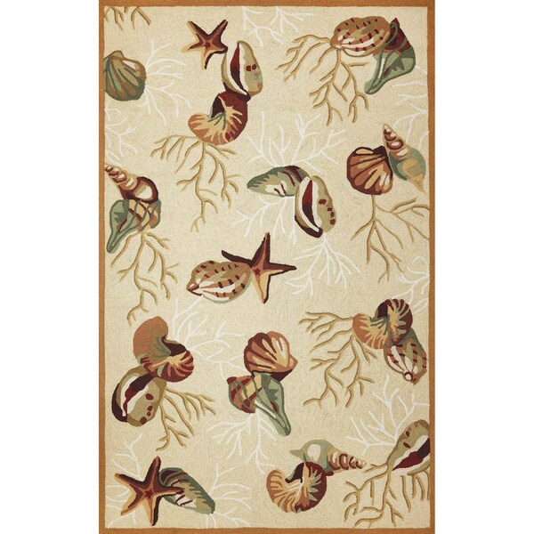 Homeroots 20 x 30 in. Polyester Beige Area Rug - 353212