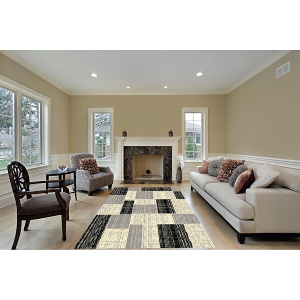 Homedora 5 x 7 ft. Discount World Contempo Collection 3004 Area Rug - HD-CC3004