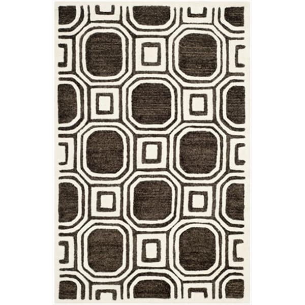 Safavieh 3 x 5 ft. Small Rectangle Contemporary Precious Charcoal Hand Tufted Rug - PRE153H-3