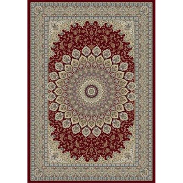 Dynamic Rugs Ancient Garden Rectangular Rug- Red - 2 ft. 2 in. x 7 ft. 7 in. - AN28570901484