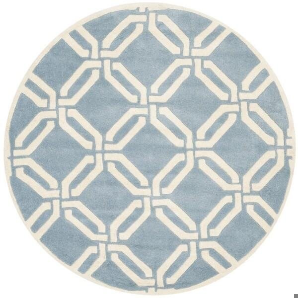 Safavieh Cedar Brook Hand Tufted Rectangle Rug- Blue - Ivory- 2 x 3 ft. - CHT763B-2