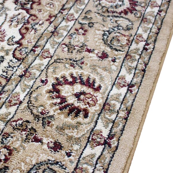 Flash Furniture Ivory 5x5 Square Traditional Persian Style Rug - NR-RGB401-55-IV-GG