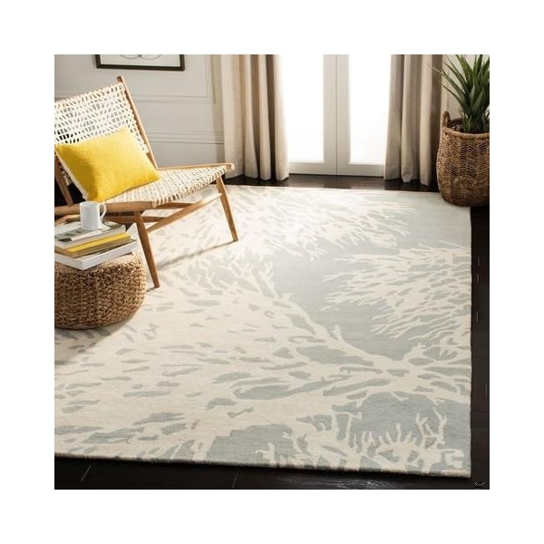 Safavieh Bella Hand Tufted Runner Rug, Grey and Ivory - 2 ft.-3 in. x 9 ft. - BEL115D-29