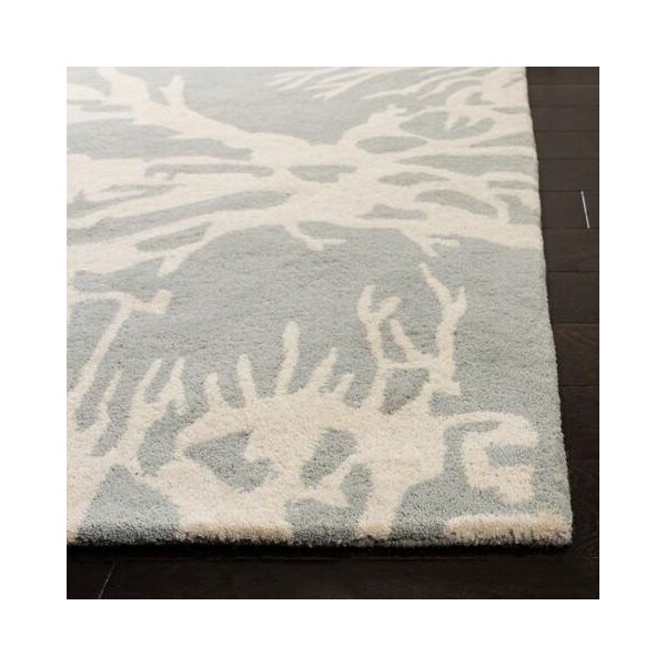 Safavieh Bella Hand Tufted Runner Rug, Grey and Ivory - 2 ft.-3 in. x 9 ft. - BEL115D-29
