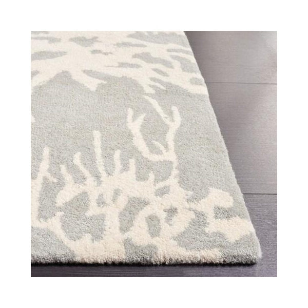 Safavieh Bella Hand Tufted Runner Rug, Grey and Ivory - 2 ft.-3 in. x 9 ft. - BEL115D-29