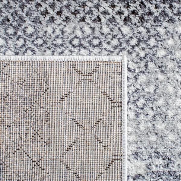 Safavieh 9 x 12 ft. Amelia 700 Contemporary Rectangle Power Loomed Rug Gray & Ivory - ALA761F-9