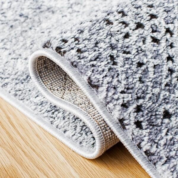 Safavieh 9 x 12 ft. Amelia 700 Contemporary Rectangle Power Loomed Rug Gray & Ivory - ALA761F-9