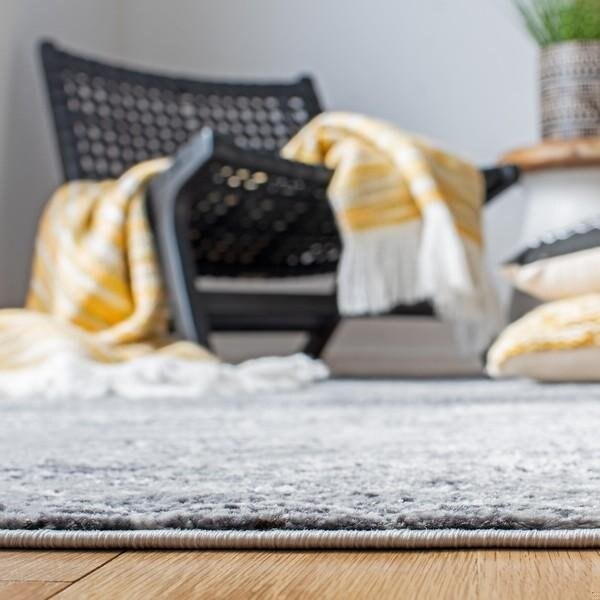 Safavieh 9 x 12 ft. Amelia 700 Contemporary Rectangle Power Loomed Rug Gray & Ivory - ALA761F-9