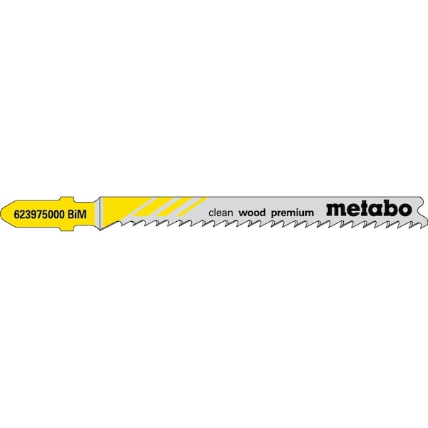 Metabo JIGSAW BLADE -BiM 3" 10 tpi  Hardwood, softwood, laminates, coated boards, plastics, 1/8"-1 3/16" in - 623975000