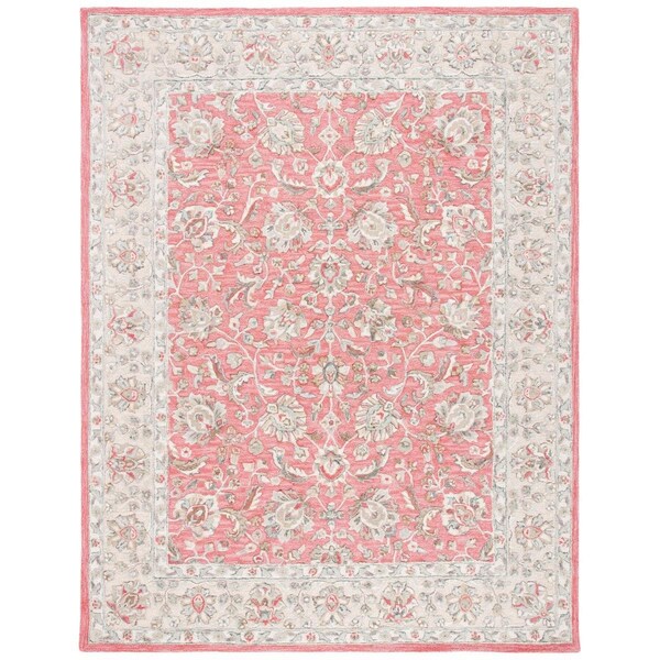 Safavieh 8 x 10 ft. Rectanglar Glamour Hand Tufted Rug Pink & Beige - GLM628U-8