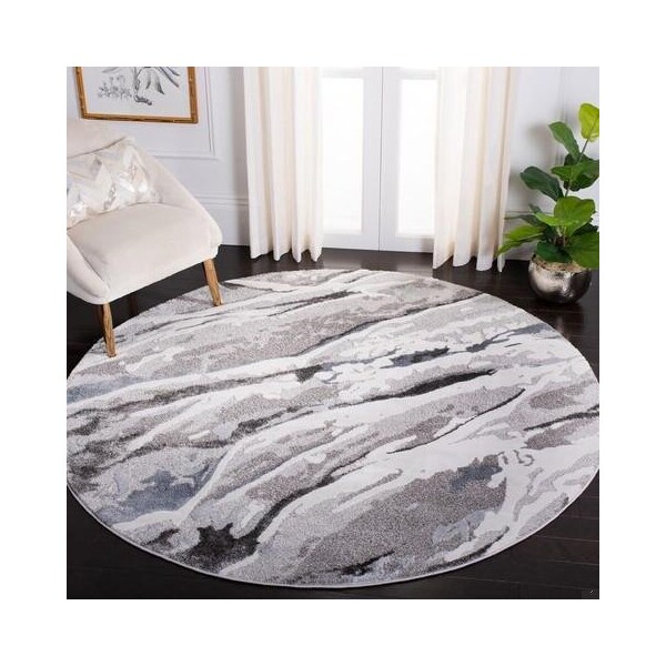 Safavieh 2 Ft. - 7 In. X 5 Ft. Small Rectangle- Indoor - Outdoor Courtyard Brown Natural Machine Made Rug - CY2326-3009-3