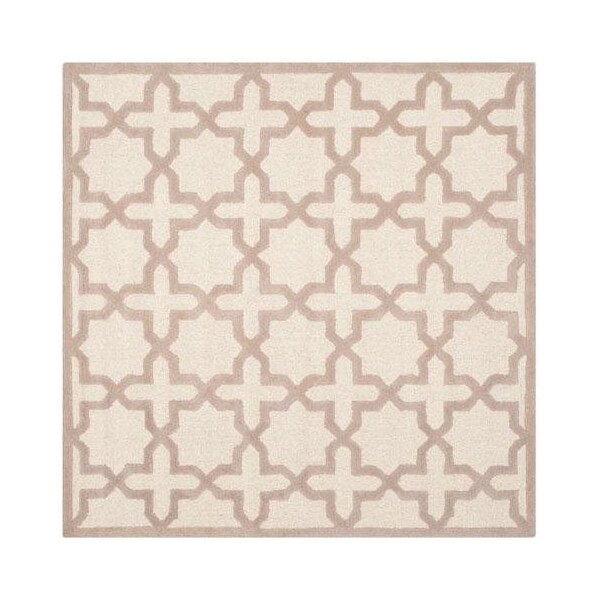 Safavieh Cambridge Hand Tufted Rectangle RugIvory & Beige 4 x 6 ft. - CAM125P-4