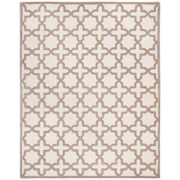 Safavieh Cambridge Hand Tufted Rectangle RugIvory & Beige 4 x 6 ft. - CAM125P-4