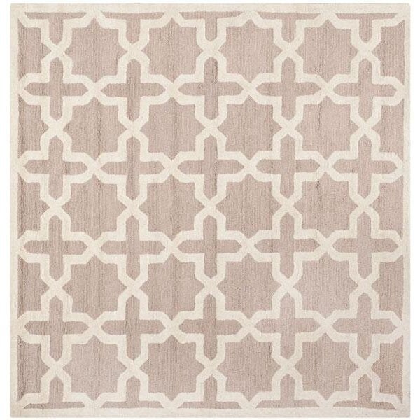 Safavieh Cambridge Hand Tufted Runner RugBeige & Ivory 2 ft.-6 in. x 6 ft. - CAM125J-26