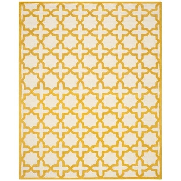 Safavieh Cambridge Accent Rug, Ivory and Gold - 2 ft. - 6 in. x 4 ft. - CAM125U-24