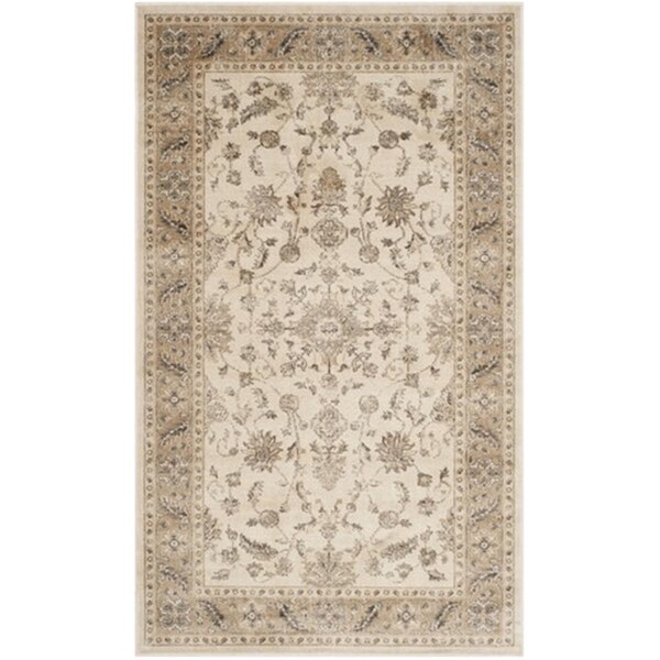 Safavieh Vintage Power Loomed Small Rectangle Rug- Stone - Caramel- 3 Ft. 3 In. X 5 Ft. 7 In. - VTG168-3450-3