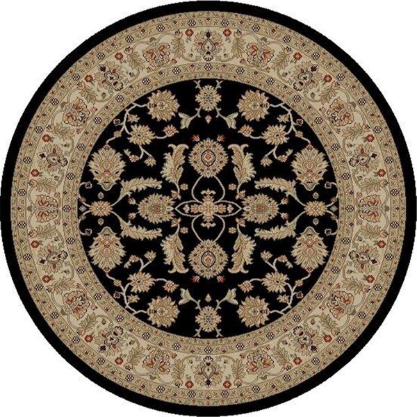 Concord Global Trading 3 ft. 11 in. x 5 ft. 7 in. Jewel Antep - Black - 44434