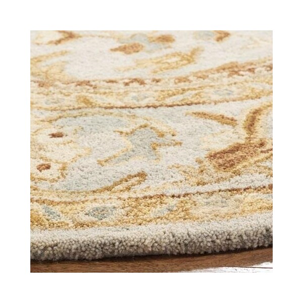 Safavieh 6 x 6 ft. Antiquity Handmade Traditional Oriental Area Round RugLight Grey - AT60A-6R