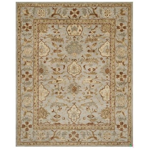 Safavieh 6 x 6 ft. Antiquity Handmade Traditional Oriental Area Round RugLight Grey - AT60A-6R
