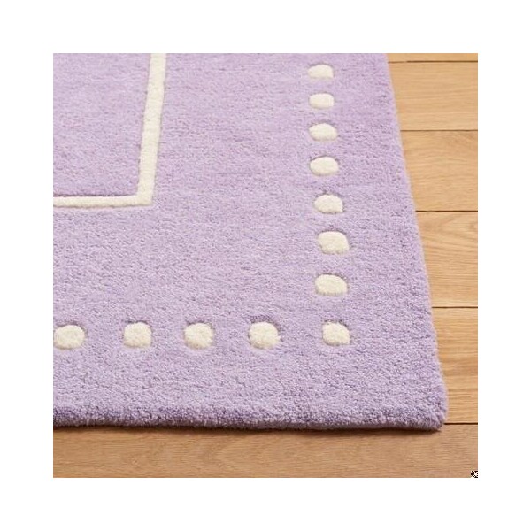 Safavieh 5 x 5 ft. Bella Hand Tufted Square Area RugLavander & Ivory - BEL151C-5SQ