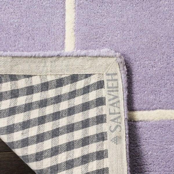 Safavieh 5 x 5 ft. Bella Hand Tufted Square Area RugLavander & Ivory - BEL151C-5SQ