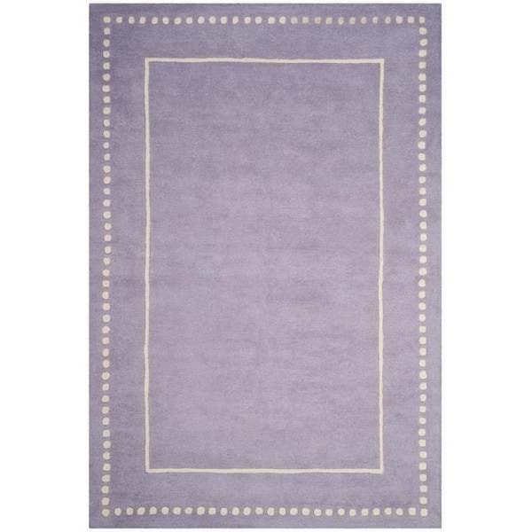 Safavieh 5 x 5 ft. Bella Hand Tufted Square Area RugLavander & Ivory - BEL151C-5SQ