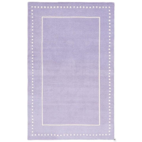 Safavieh 5 x 5 ft. Bella Hand Tufted Square Area RugLavander & Ivory - BEL151C-5SQ