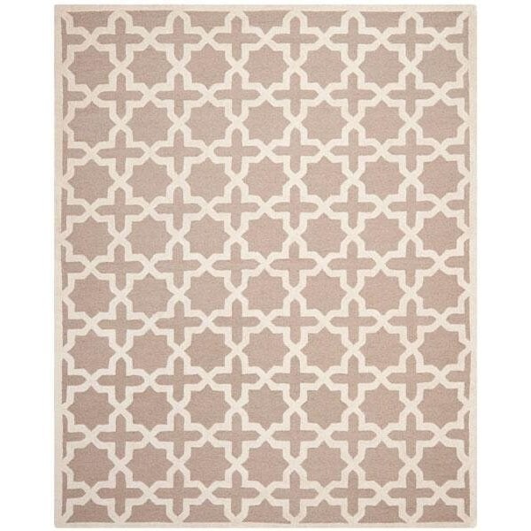 Safavieh 4 x 6 ft. Small Rectangle Transitional Cambridge- Beige and Ivory Hand Tufted Rug - CAM125J-4
