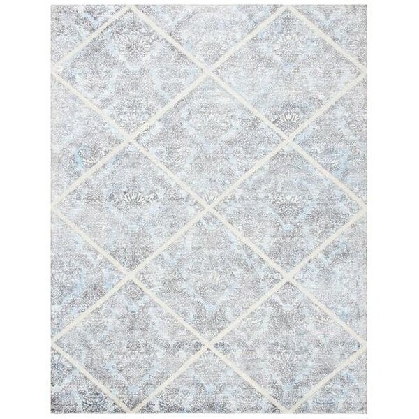 Safavieh 8 x 10 ft. Artistry 600 Contemporary Rectangle Area RugIvory & Blue - ARR667M-8