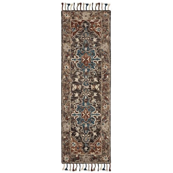 Safavieh Aspen Hand Tufted Accent Rug, Charcoal & Light Brown - 2 x 3 ft. - APN112A-2