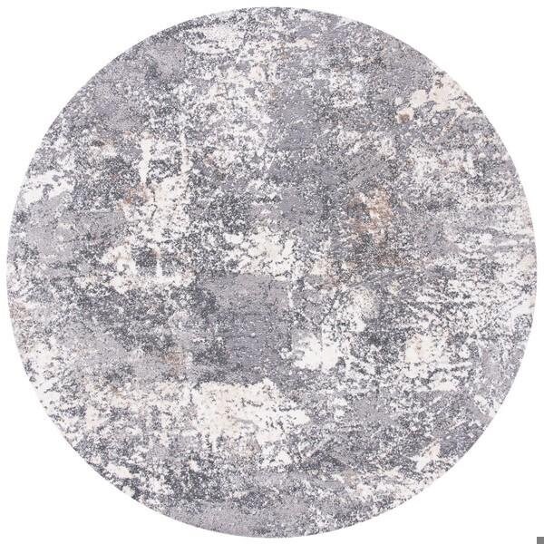 Safavieh 3 x 5 ft. Aston 700 Rectanglar Modern Contemporary Rug Light Grey & Grey - ASN715F-3