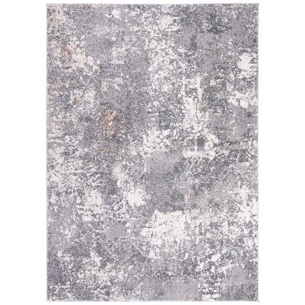 Safavieh 3 x 5 ft. Aston 700 Rectanglar Modern Contemporary Rug Light Grey & Grey - ASN715F-3