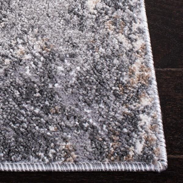 Safavieh 3 x 5 ft. Aston 700 Rectanglar Modern Contemporary Rug Light Grey & Grey - ASN715F-3