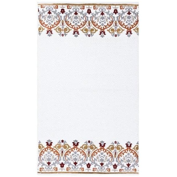 Safavieh 4 x 6 ft. Cedar Brook Rectangle Hand-Loomed Rug Ivory & Green - CDR101Y-4
