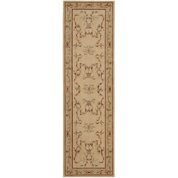 Nourison Ashton House Area Rug Collection Light Gold 2 ft x 5 ft 9 in. Runner - 99446195364
