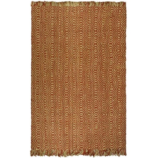 Safavieh Natural Fiber Power Loomed Runner Rug- Rust- 2 ft. 6 in. x 4 ft. - NF445A-24