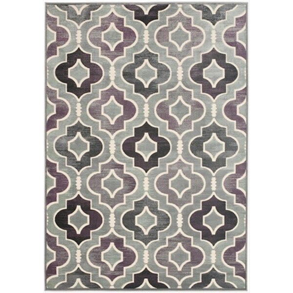 Safavieh 4 x 5 ft. 7 in. Rectangle Paradise Grey and Multi Color Traditional Rug - PAR165-740-4