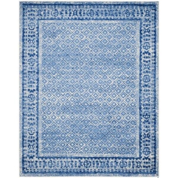 Safavieh Adirondack Square Area RugSilver & Blue 4 x 4 ft. - ADR110D-4SQ