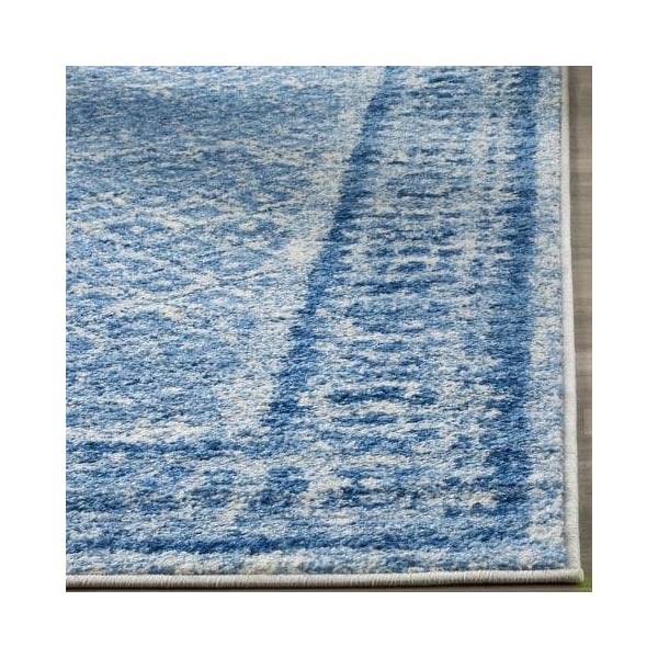 Safavieh Adirondack Square Area RugSilver & Blue 4 x 4 ft. - ADR110D-4SQ
